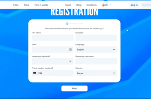 How to Become a Partner 1xBet Registration step 2