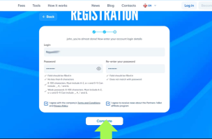 How to Become a Partner 1xBet Registration step 3