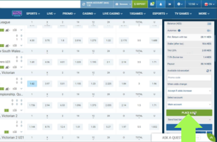 1xBet Bet Builder Step 2