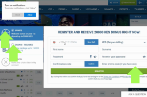 1xBet Registration Bonus step 2