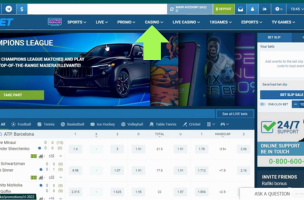 1xBet Casino Play step 3