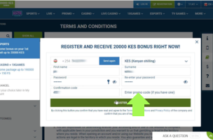 1xBet Promo Code step 4