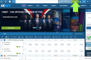 1xBet Promo Code step 6