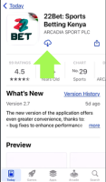 22bet Download iOS App step 2