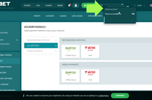 22bet Welcome Bonus step 3