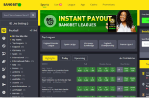 Bangbet Registration step 1