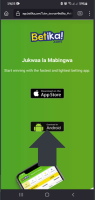 Betika Download Android App step 3