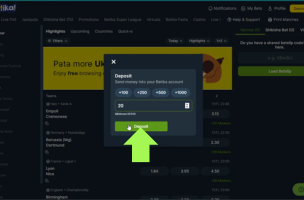 Betika Deposit step 3