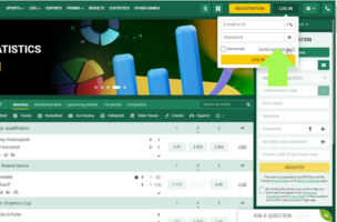 Betwinner How to Recover Your Password Step 2
