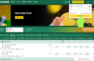 Betwinner Log in step 2