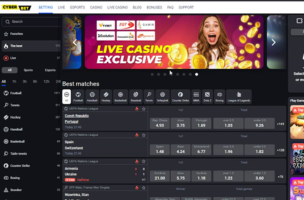 CyberBet Deposit Guide Perfect Money step 1