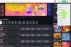 CyberBet Withdraw Guide CyberBet Website step 2