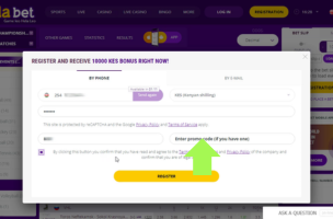 Helabet Kenya Promo Code step 4