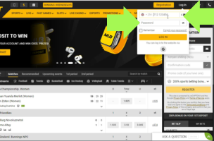 Melbet Log in step 3