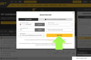 Melbet Registration step 5