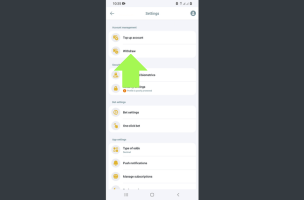 Melbet App Withdrawal step 2