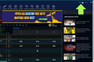 MozzartBet Registration step 1