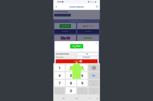 Guide on Funding Paripesa Account Via an App step 2