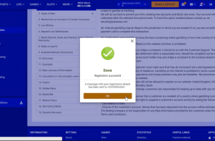 Registration on the Paripesa Website step 3