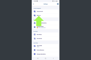 Guide on Paripesa Withdrawal Process Via an App step 1