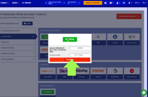 Guide on Paripesa Withdrawal Process On the Website step 2