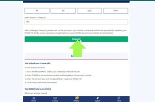 PlayaBet Deposit step 3