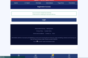 PlayaBet Registration step 3