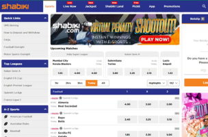 Shabiki How to bet step 1