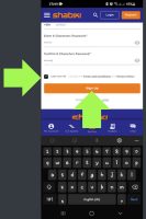 Shabiki Registration App step 3