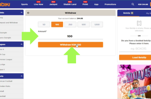 Shabiki Withdrawal step 3
