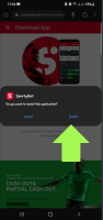 SportyBet Download Android App step 3
